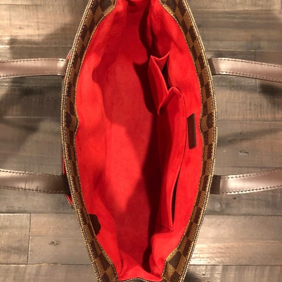 Louis Vuitton Parioli Damier Ebene with Dark Brown Leather Trim - Picture 8 of 9